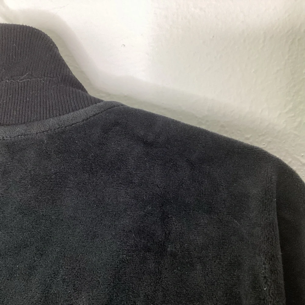 Scarface Jacket Velour Track Suit Black M - Picture 8 of 9
